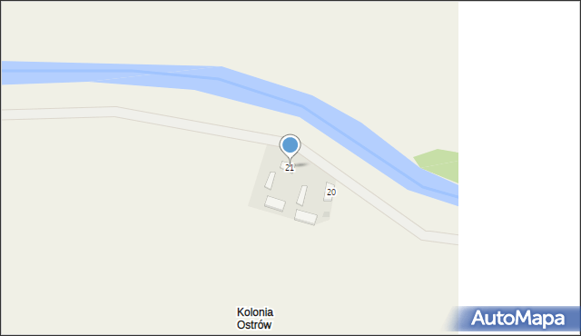 Ostrów, Ostrów, 21, mapa Ostrów