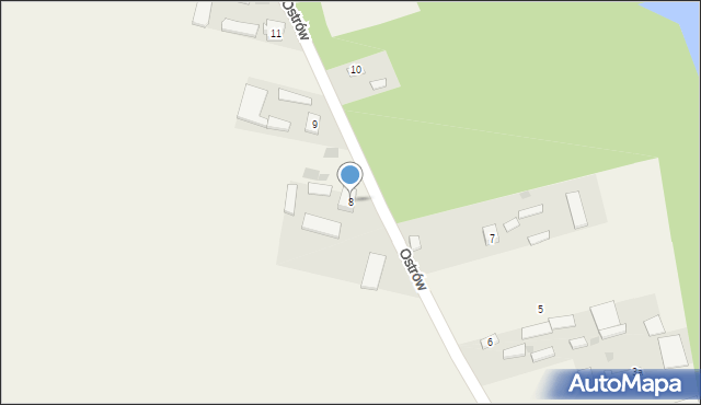 Ostrów, Ostrów, 8, mapa Ostrów
