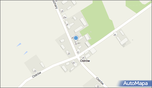 Ostrów, Ostrów, 21, mapa Ostrów