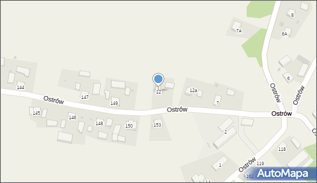 Ostrów, Ostrów, 12, mapa Ostrów