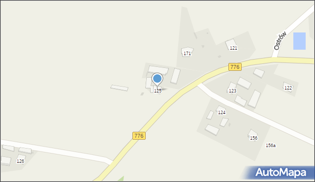 Ostrów, Ostrów, 125, mapa Ostrów