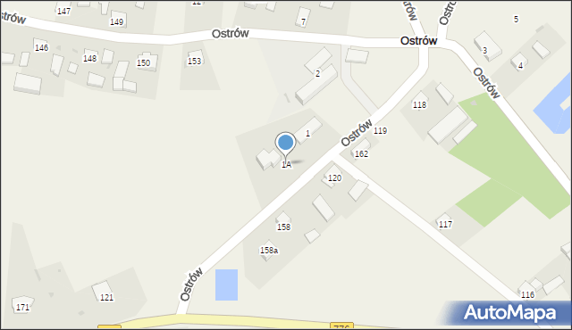 Ostrów, Ostrów, 1A, mapa Ostrów