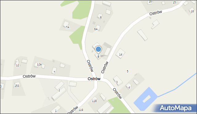 Ostrów, Ostrów, 6, mapa Ostrów