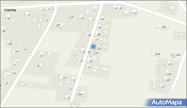 Ostrów, Ostrów, 36a, mapa Ostrów