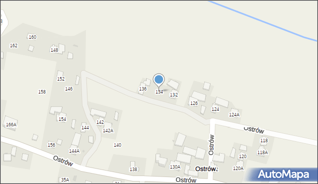 Ostrów, Ostrów, 134, mapa Ostrów