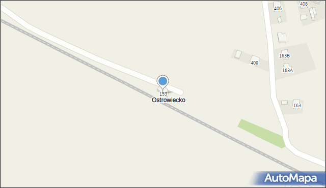 Ostrów, Ostrów, 153, mapa Ostrów