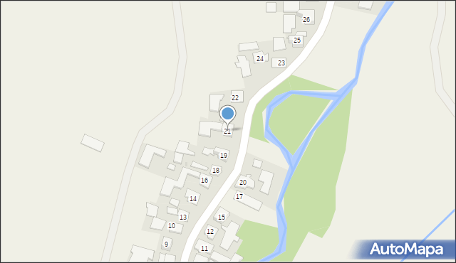 Ostrów, Ostrów, 21, mapa Ostrów