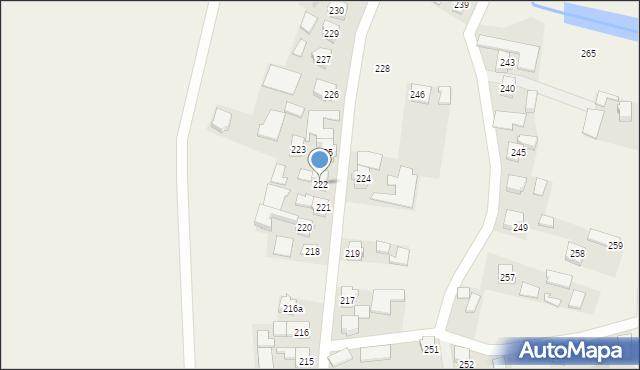 Ostrów, Ostrów, 222, mapa Ostrów