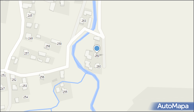 Ostrów, Ostrów, 261, mapa Ostrów