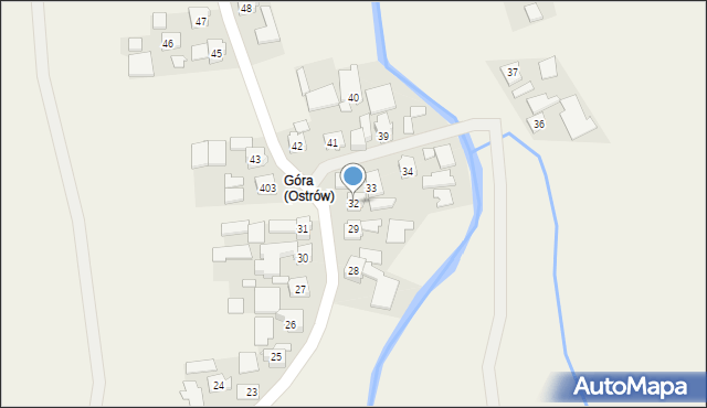 Ostrów, Ostrów, 32, mapa Ostrów