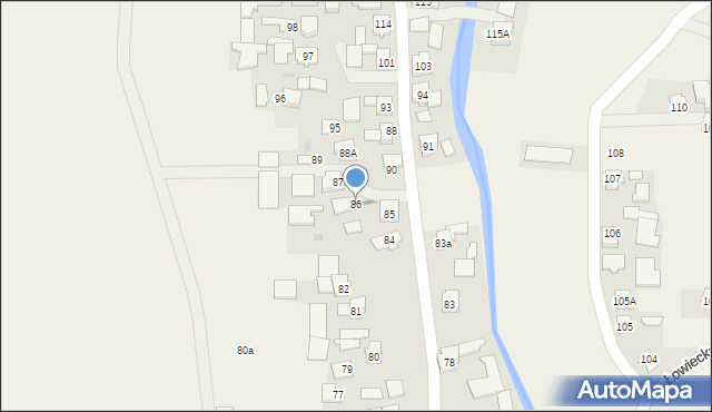 Ostrów, Ostrów, 86, mapa Ostrów