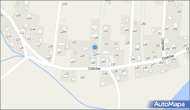Ostrów, Ostrów, 127, mapa Ostrów