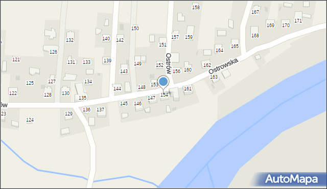 Ostrów, Ostrów, 154, mapa Ostrów