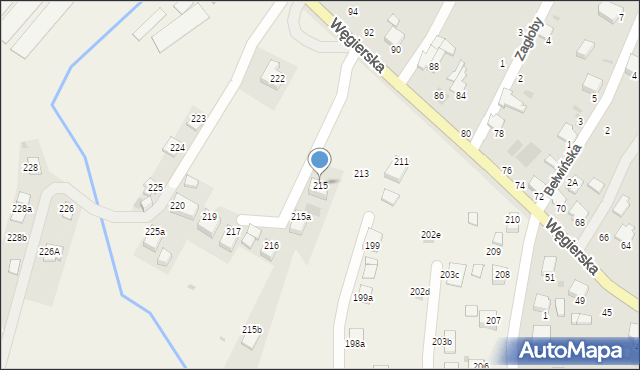 Ostrów, Ostrów, 215, mapa Ostrów