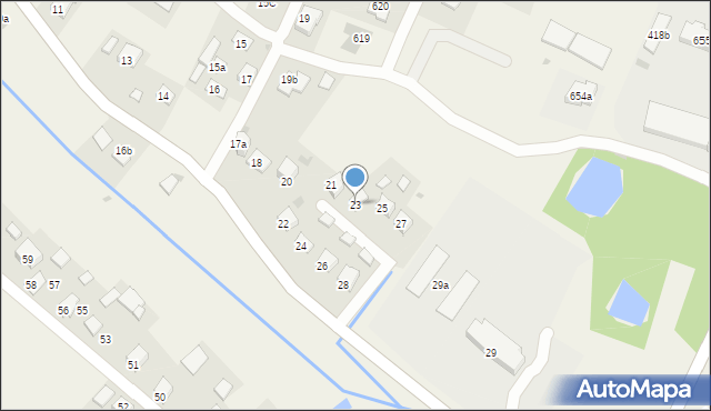 Ostrów, Ostrów, 23, mapa Ostrów