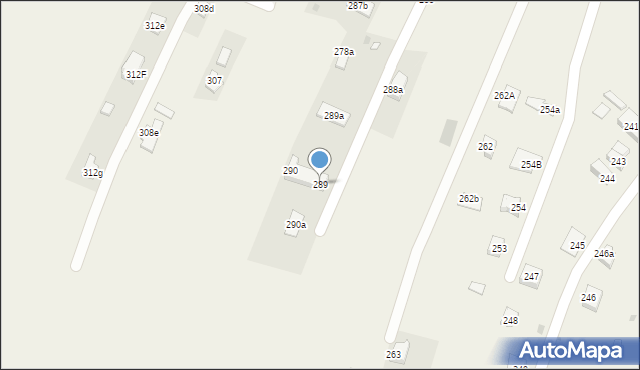 Ostrów, Ostrów, 289, mapa Ostrów
