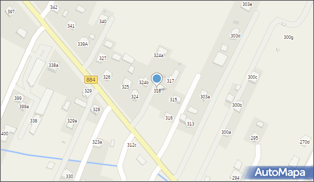 Ostrów, Ostrów, 318, mapa Ostrów