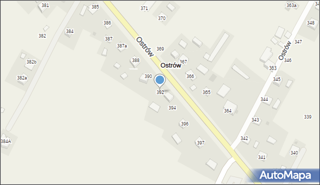 Ostrów, Ostrów, 392, mapa Ostrów