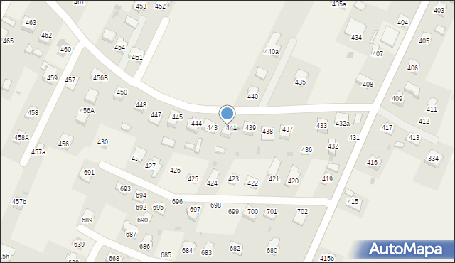 Ostrów, Ostrów, 442, mapa Ostrów