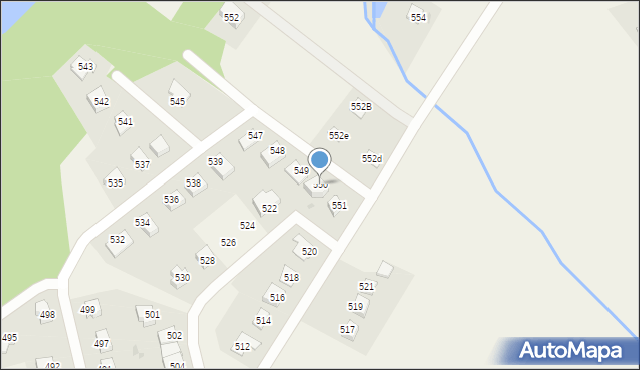 Ostrów, Ostrów, 550, mapa Ostrów