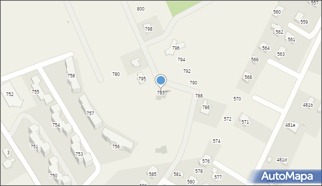 Ostrów, Ostrów, 793, mapa Ostrów