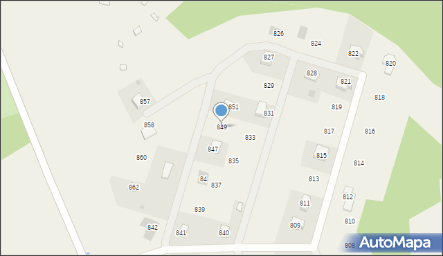 Ostrów, Ostrów, 849, mapa Ostrów