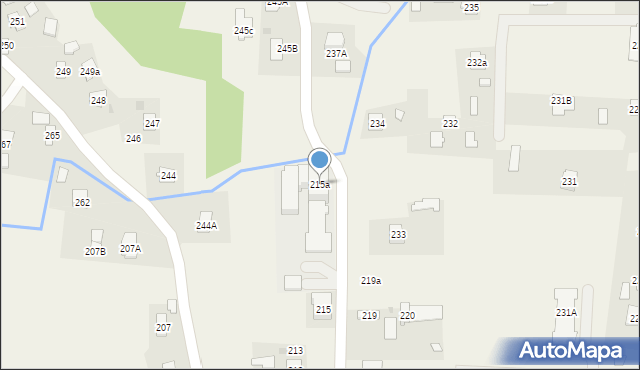 Ostrów, Ostrów, 215a, mapa Ostrów
