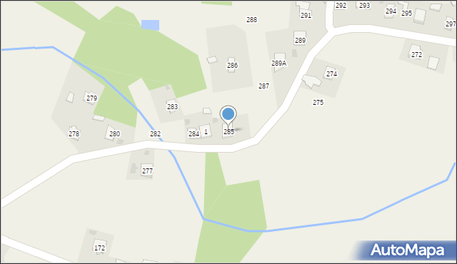 Ostrów, Ostrów, 285, mapa Ostrów