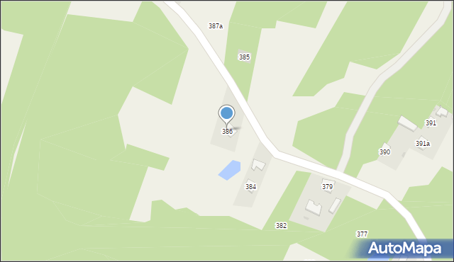 Ostrów, Ostrów, 386, mapa Ostrów