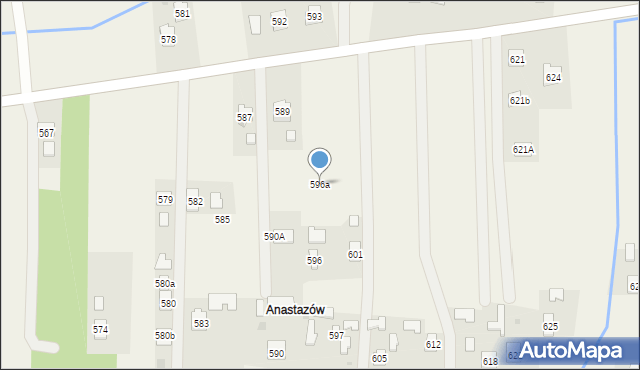 Ostrów, Ostrów, 596a, mapa Ostrów
