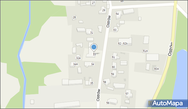 Ostrów, Ostrów, 33, mapa Ostrów