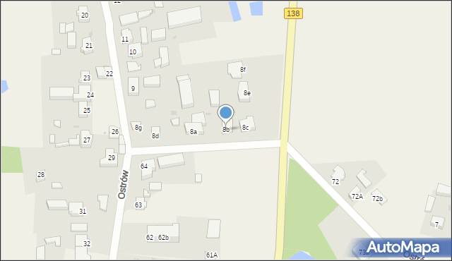 Ostrów, Ostrów, 8b, mapa Ostrów