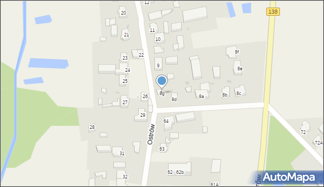 Ostrów, Ostrów, 8g, mapa Ostrów