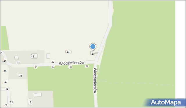 Ostrów, Ostrów, 40, mapa Ostrów