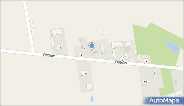 Ostrów, Ostrów, 1, mapa Ostrów