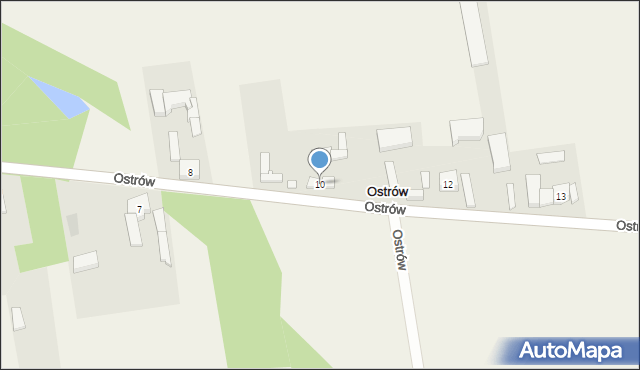 Ostrów, Ostrów, 11, mapa Ostrów