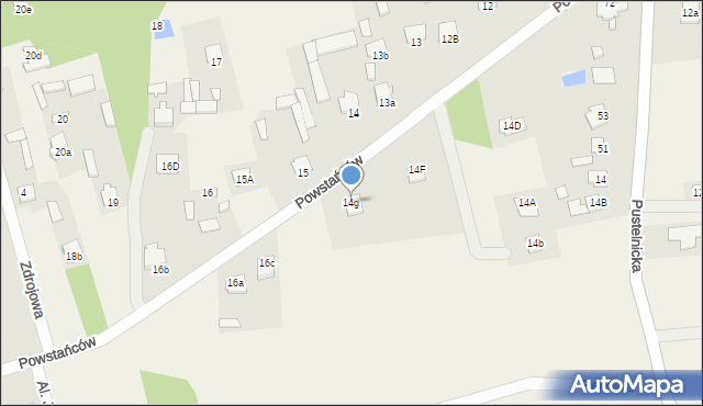 Ostrów-Kania, Ostrów-Kania, 14g, mapa Ostrów-Kania