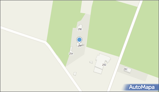 Ostrów-Kania, Ostrów-Kania, 25F, mapa Ostrów-Kania