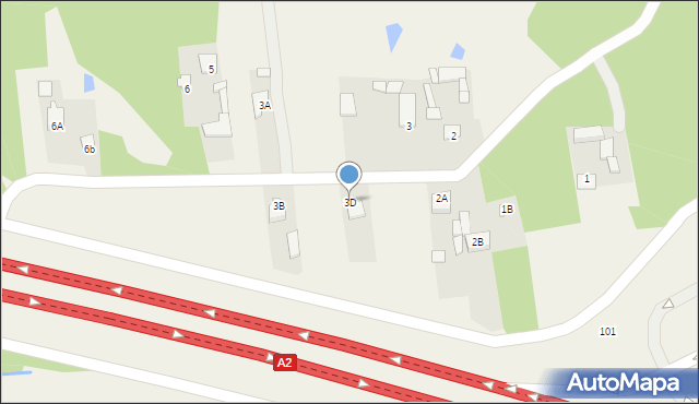 Ostrów-Kania, Ostrów-Kania, 3D, mapa Ostrów-Kania