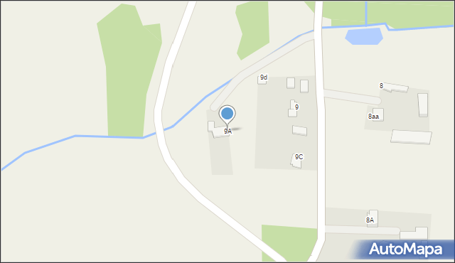 Ostrów-Kania, Ostrów-Kania, 9A, mapa Ostrów-Kania