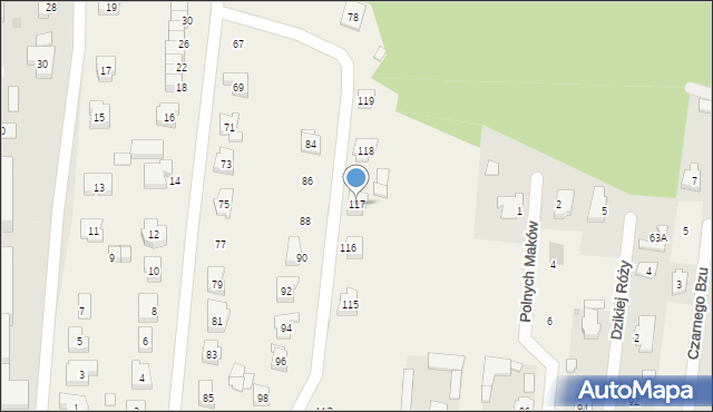 Ostrów-Osiedle, Ostrów-Osiedle, 117, mapa Ostrów-Osiedle