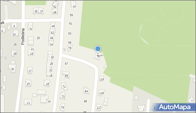 Ostrów-Osiedle, Ostrów-Osiedle, 78, mapa Ostrów-Osiedle