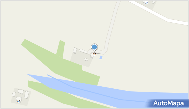 Ostrów Świecki, Ostrów Świecki, 35, mapa Ostrów Świecki