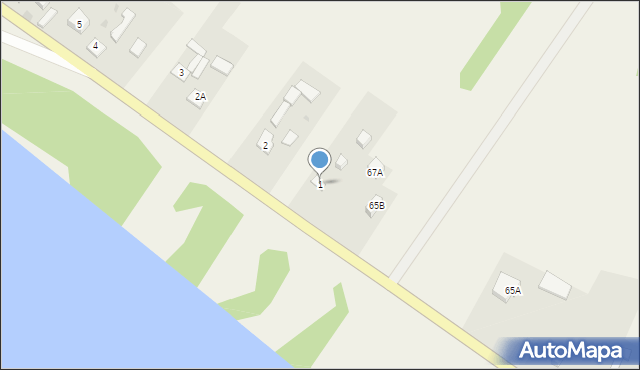 Ostrówek, Ostrówek, 1, mapa Ostrówek