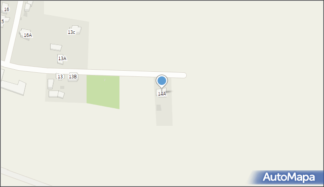 Ostrówek, Ostrówek, 14A, mapa Ostrówek