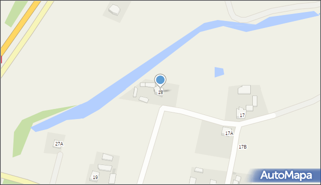 Ostrówek, Ostrówek, 18, mapa Ostrówek