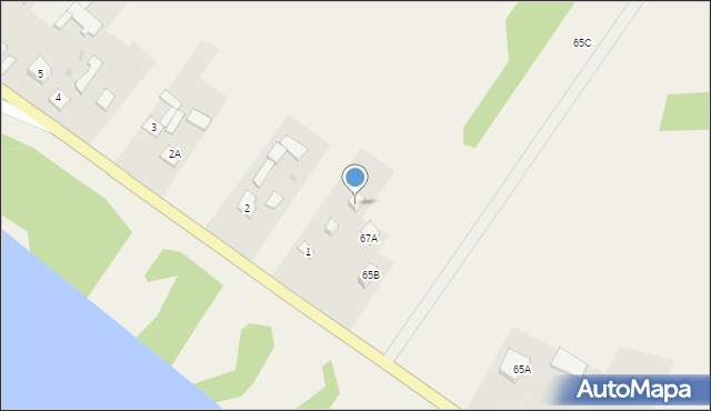 Ostrówek, Ostrówek, 1a, mapa Ostrówek