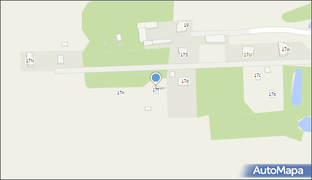 Ostrówek, Ostrówek, 17f, mapa Ostrówek