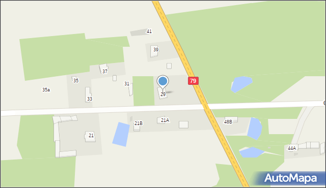 Ostrówek, Ostrówek, 29, mapa Ostrówek