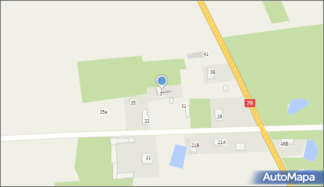 Ostrówek, Ostrówek, 37, mapa Ostrówek